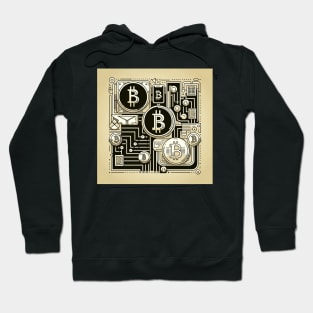 Cryptocurrency Core: The Bitcoin Circuit Hoodie